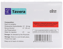 Tavera 20 MG Injection 2 ML